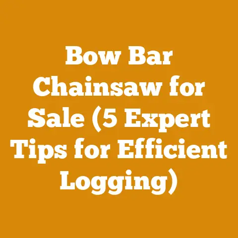 Bow Bar Chainsaw for Sale (5 Expert Tips for Efficient Logging)