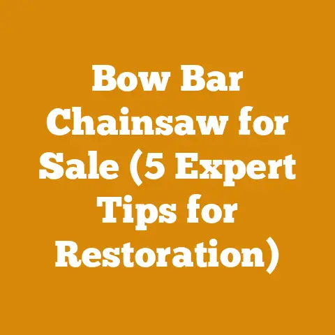 Bow Bar Chainsaw for Sale (5 Expert Tips for Restoration)