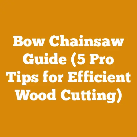 Bow Chainsaw Guide (5 Pro Tips for Efficient Wood Cutting)