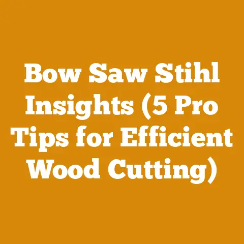 Bow Saw Stihl Insights (5 Pro Tips for Efficient Wood Cutting)