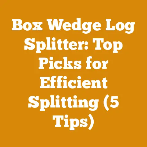 Box Wedge Log Splitter: Top Picks for Efficient Splitting (5 Tips)