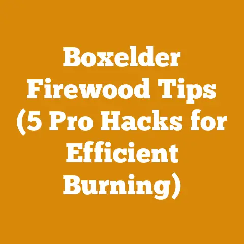 Boxelder Firewood Tips (5 Pro Hacks for Efficient Burning)