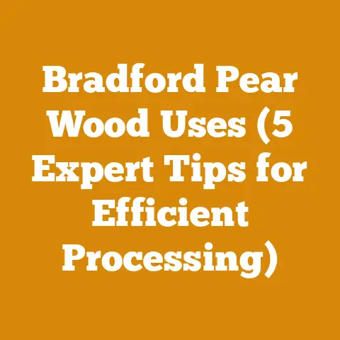 Bradford Pear Wood Uses (5 Expert Tips for Efficient Processing)
