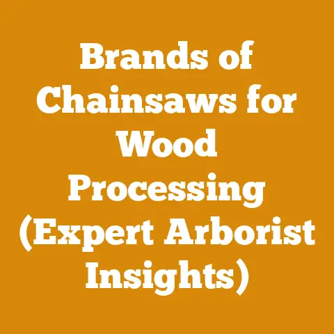 Brands of Chainsaws for Wood Processing (Expert Arborist Insights)