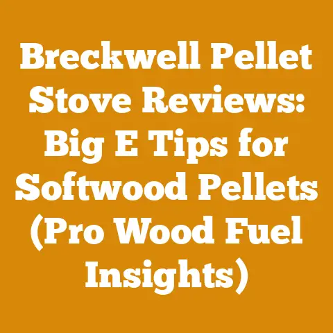 Breckwell Pellet Stove Reviews: Big E Tips for Softwood Pellets (Pro Wood Fuel Insights)