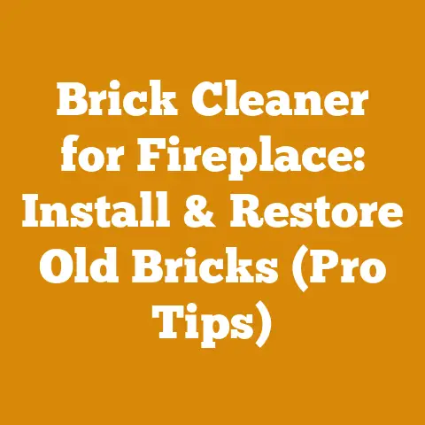 Brick Cleaner for Fireplace: Install & Restore Old Bricks (Pro Tips)