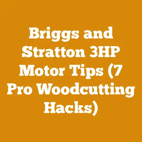 Briggs and Stratton 3HP Motor Tips (7 Pro Woodcutting Hacks)