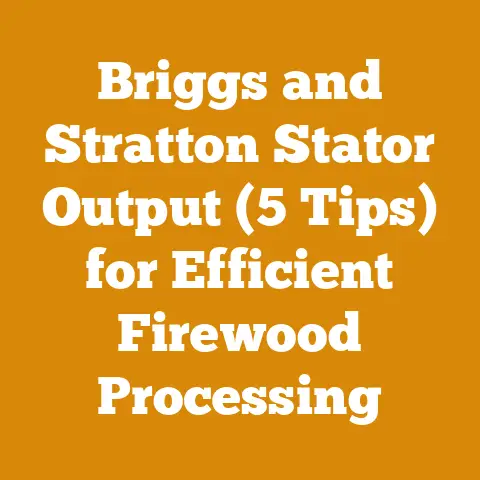 Briggs and Stratton Stator Output (5 Tips) for Efficient Firewood Processing