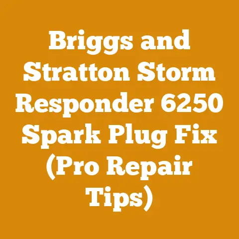 Briggs and Stratton Storm Responder 6250 Spark Plug Fix (Pro Repair Tips)