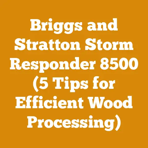 Briggs and Stratton Storm Responder 8500 (5 Tips for Efficient Wood Processing)