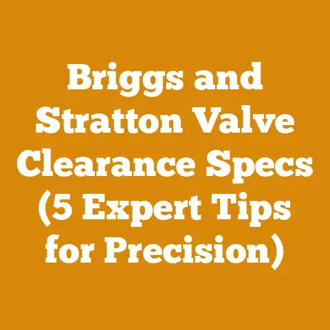 Briggs and Stratton Valve Clearance Specs (5 Expert Tips for Precision)