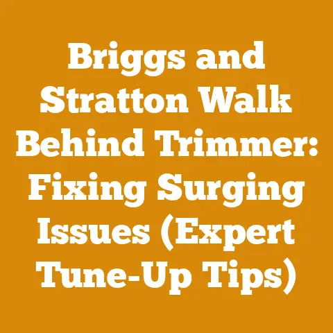 Briggs and Stratton Walk Behind Trimmer: Fixing Surging Issues (Expert Tune-Up Tips)