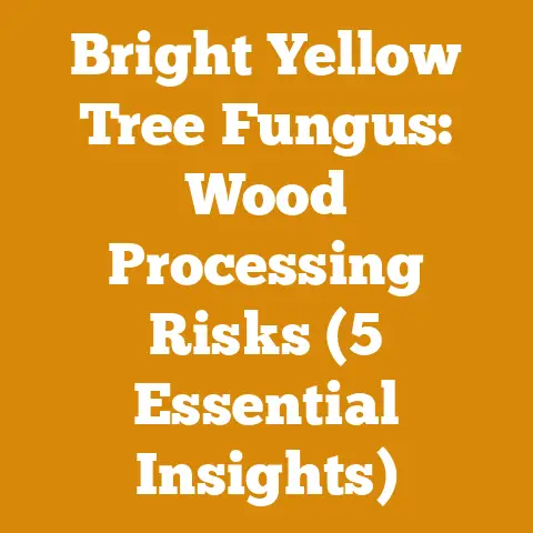 Bright Yellow Tree Fungus: Wood Processing Risks (5 Essential Insights)