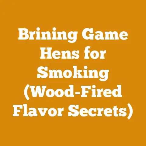 Brining Game Hens for Smoking (Wood-Fired Flavor Secrets)