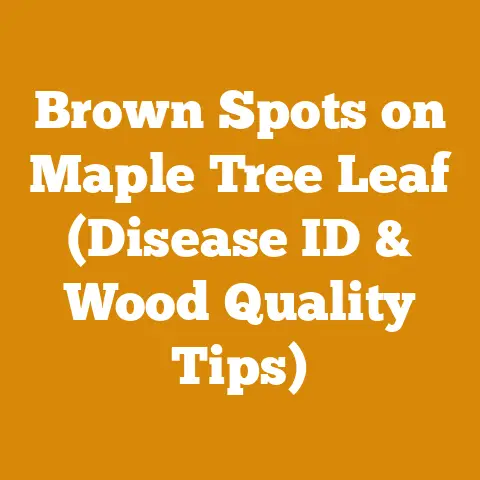 Brown Spots on Maple Tree Leaf (Disease ID & Wood Quality Tips)