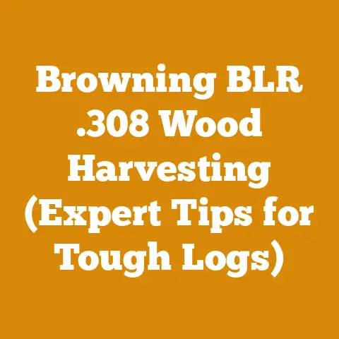 Browning BLR .308 Wood Harvesting (Expert Tips for Tough Logs)