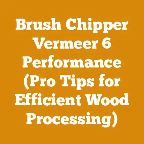 Brush Chipper Vermeer 6 Performance (Pro Tips for Efficient Wood Processing)