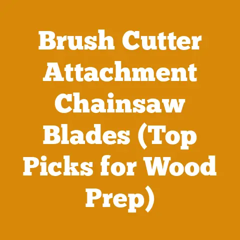 Brush Cutter Attachment Chainsaw Blades (Top Picks for Wood Prep)