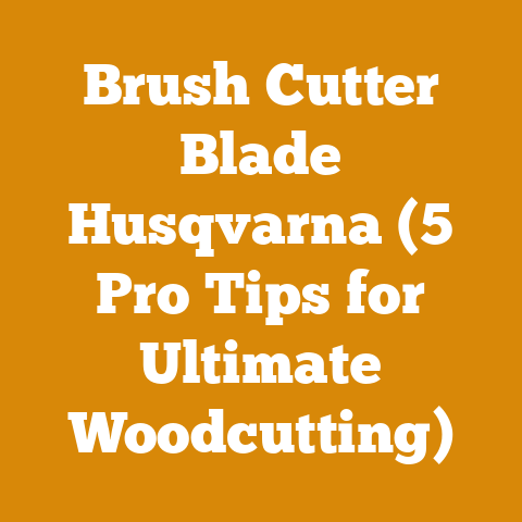 Brush Cutter Blade Husqvarna (5 Pro Tips for Ultimate Woodcutting)