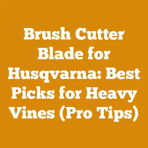 Brush Cutter Blade for Husqvarna: Best Picks for Heavy Vines (Pro Tips)