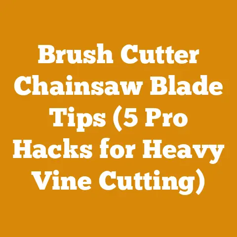 Brush Cutter Chainsaw Blade Tips (5 Pro Hacks for Heavy Vine Cutting)