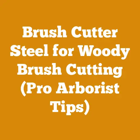 Brush Cutter Steel for Woody Brush Cutting (Pro Arborist Tips)