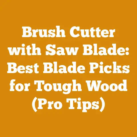 Brush Cutter with Saw Blade: Best Blade Picks for Tough Wood (Pro Tips)
