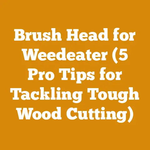 Brush Head for Weedeater (5 Pro Tips for Tackling Tough Wood Cutting)