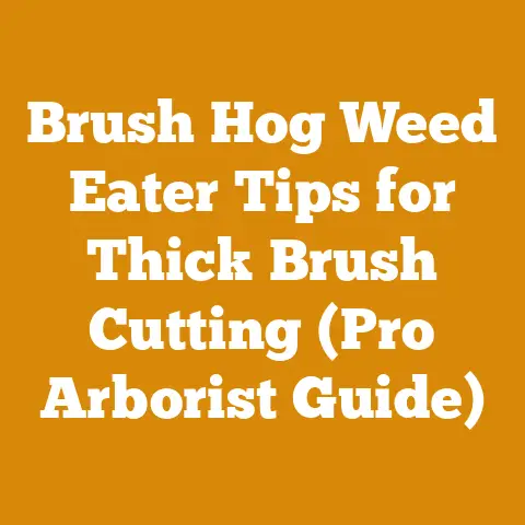 Brush Hog Weed Eater Tips for Thick Brush Cutting (Pro Arborist Guide)