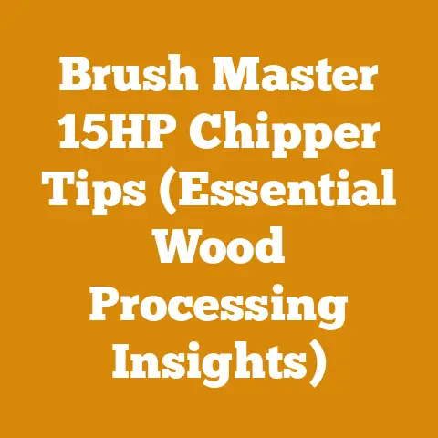 Brush Master 15HP Chipper Tips (Essential Wood Processing Insights)