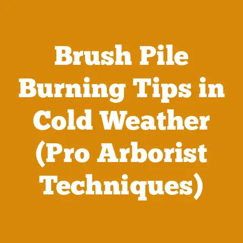 Brush Pile Burning Tips in Cold Weather (Pro Arborist Techniques)