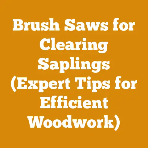 Brush Saws for Clearing Saplings (Expert Tips for Efficient Woodwork)