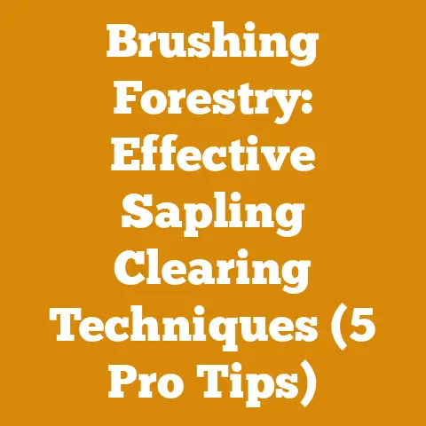 Brushing Forestry: Effective Sapling Clearing Techniques (5 Pro Tips)