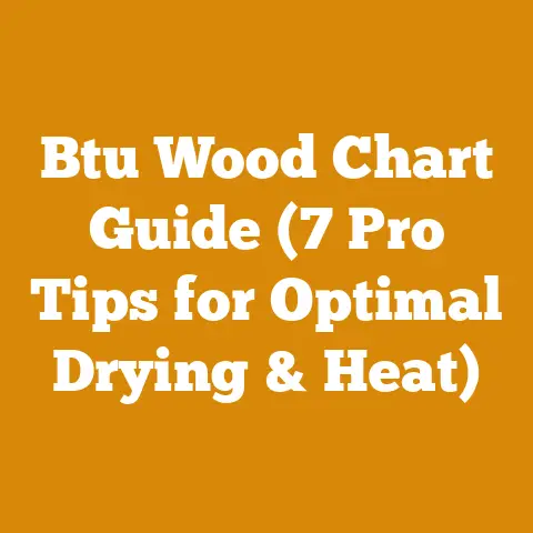 Btu Wood Chart Guide (7 Pro Tips for Optimal Drying & Heat)