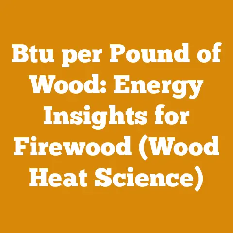 Btu per Pound of Wood: Energy Insights for Firewood (Wood Heat Science)