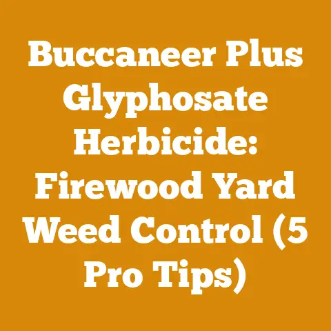 Buccaneer Plus Glyphosate Herbicide: Firewood Yard Weed Control (5 Pro Tips)