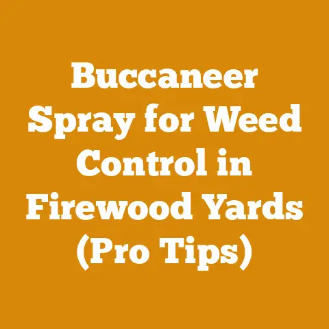 Buccaneer Spray for Weed Control in Firewood Yards (Pro Tips)