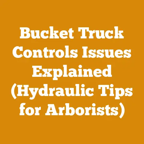 Bucket Truck Controls Issues Explained (Hydraulic Tips for Arborists)