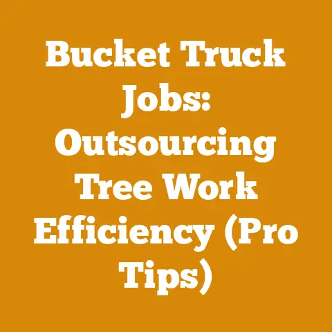 Bucket Truck Jobs: Outsourcing Tree Work Efficiency (Pro Tips)