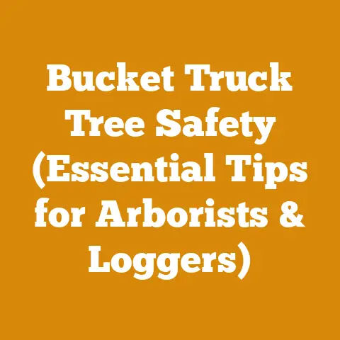 Bucket Truck Tree Safety (Essential Tips for Arborists & Loggers)