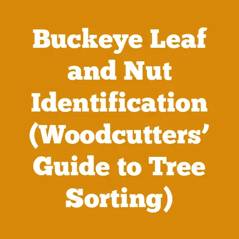 Buckeye Leaf and Nut Identification (Woodcutters’ Guide to Tree Sorting)