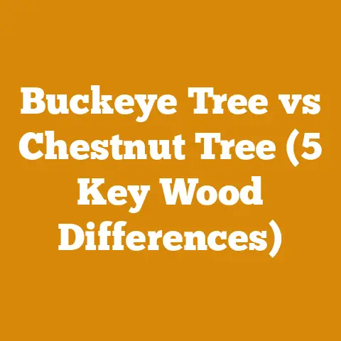 Buckeye Tree vs Chestnut Tree (5 Key Wood Differences)