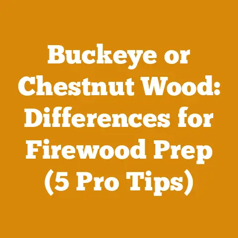Buckeye or Chestnut Wood: Differences for Firewood Prep (5 Pro Tips)