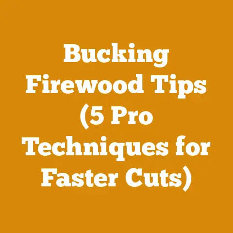 Bucking Firewood Tips (5 Pro Techniques for Faster Cuts)