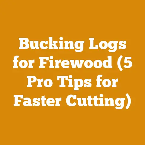 Bucking Logs for Firewood (5 Pro Tips for Faster Cutting)