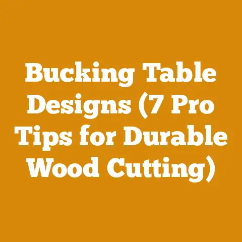 Bucking Table Designs (7 Pro Tips for Durable Wood Cutting)