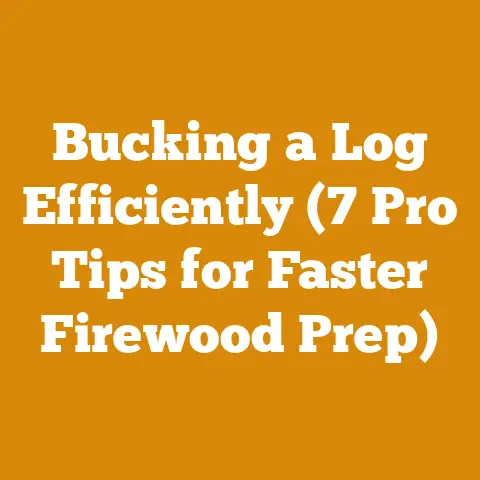 Bucking a Log Efficiently (7 Pro Tips for Faster Firewood Prep)