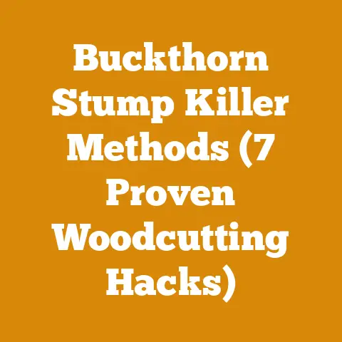 Buckthorn Stump Killer Methods (7 Proven Woodcutting Hacks)