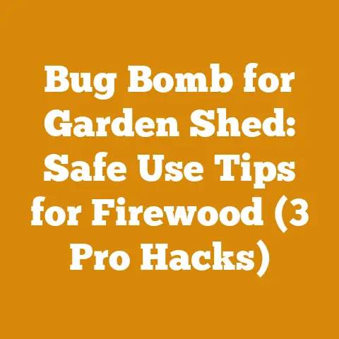 Bug Bomb for Garden Shed: Safe Use Tips for Firewood (3 Pro Hacks)