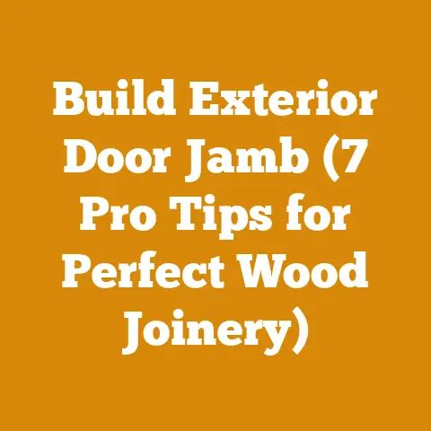 Build Exterior Door Jamb (7 Pro Tips for Perfect Wood Joinery)
